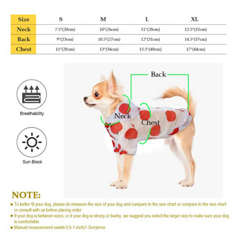 Σκύλος Αντιηλιακά Ρούχα Καλοκαιρινής Αντιηλιακής Προστασίας Φούτερ Μικρά Ρούχα Σκύλου Εκτύπωση Πόντσο για Μικρά Μεσαία Κατοικίδια Κουτάβι Γάτα