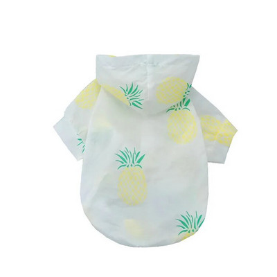 Îmbrăcăminte rezistentă la soare pentru câini Hanoră de protecție solară de vară Haine pentru câini de talie mică Poncho imprimat pentru animale de companie mici și mijlocii Cățeluș Pisică