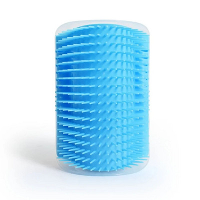 Naminių kačių kampinis šepetys Kačių masažo šukavimo šepetys su katžolėmis katės trina veidą kutenančiomis šukomis augintiniams