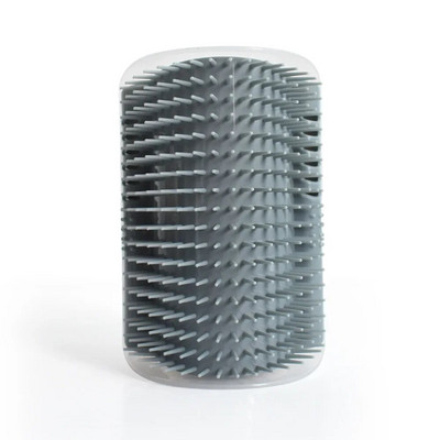 Naminių kačių kampinis šepetys Kačių masažo šukavimo šepetys su katžolėmis katės trina veidą kutenančiomis šukomis augintiniams