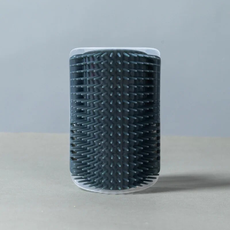 Naminių kačių kampinis šepetys Kačių masažo šukavimo šepetys su katžolėmis katės trina veidą kutenančiomis šukomis augintiniams