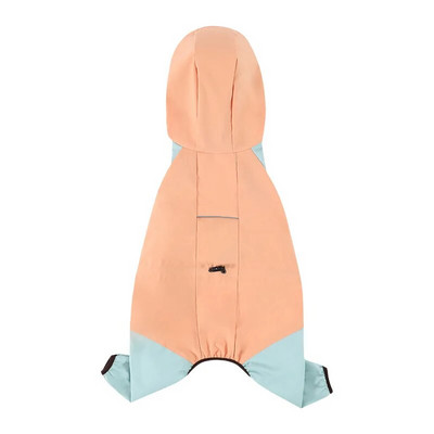 Galiu patraukti keturių pėdų šunų lietpaltį, atsparus vandeniui, visų lygių pėdų mažo šuns drabužius nei meškiuko meškiuko naminio gyvūnėlio drabužiai.