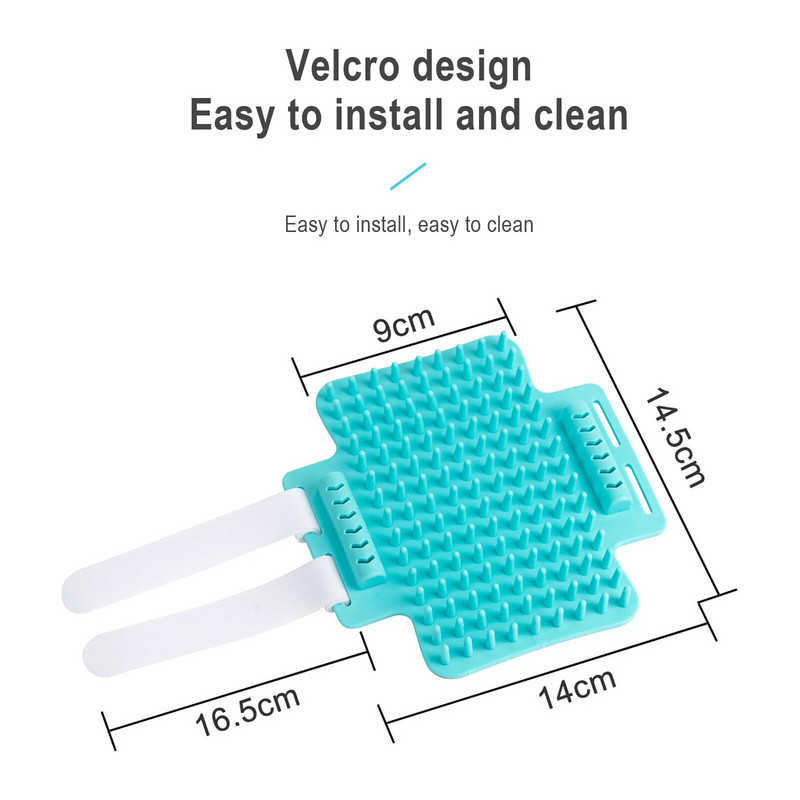 Kačių šukučių šepetėlis masažinis šukos draskytojas priežiūros šepetėlis gali laikyti Cat Mint Kačių priežiūros ir grožio produktai Kačių šukomis trina veidą