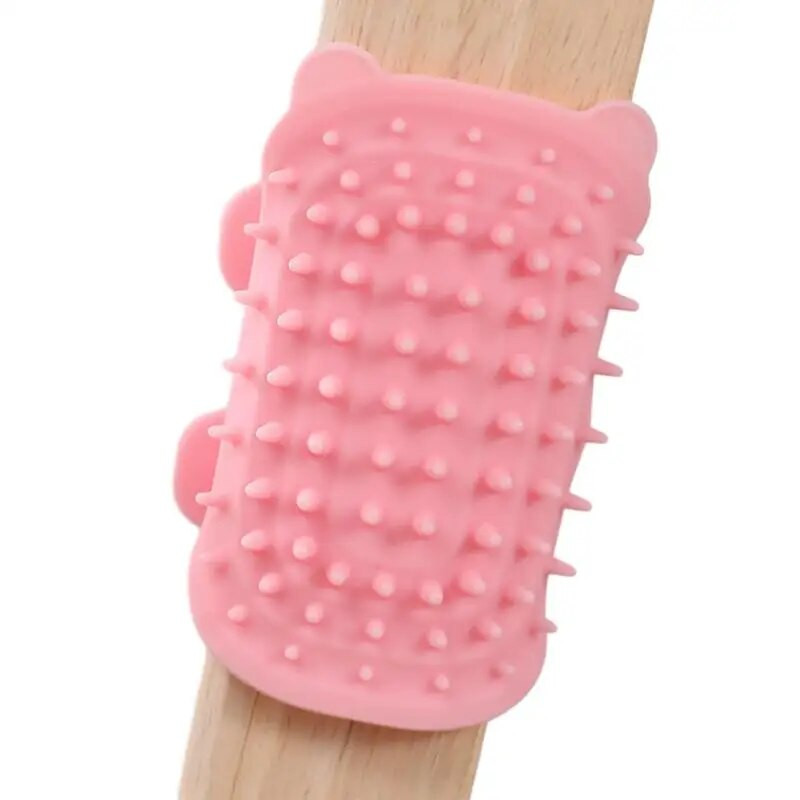Pet Brush Comb Play Cat Toy Softer Cat Self Groomer Massage Comb with Catnip Cat Face Scratcher for Kitten Puppy Cat Accessories