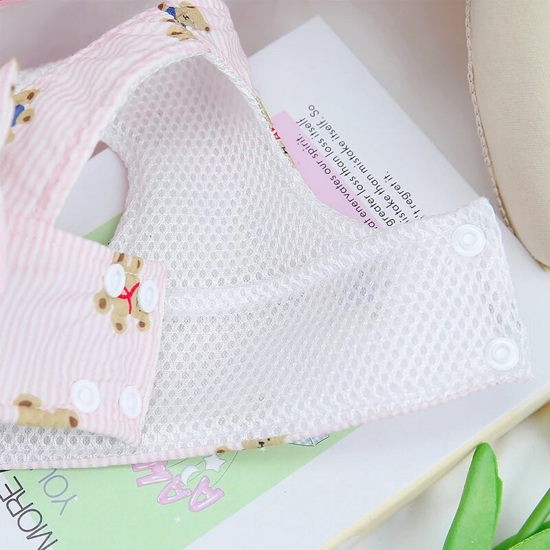 Ham cu plasă pentru câini fete și băieți, model de urs, ham pentru câini, vestă, cățeluș, pisică, cu papion, veste, set de lesă pentru câini de talie mică, accesoriu pentru animale de companie