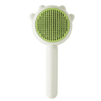 1 vnt. naminių gyvūnėlių plaukų šalinimo šepetys, priežiūros šukos Savaime išsivalantis šunų šlifavimo šepetys su masažiniais dantimis Šunims katėms Gyvūnų priežiūros reikmenys