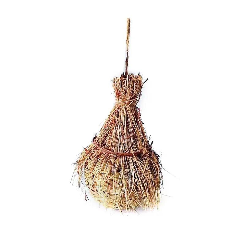 naujas paukščių lizdų žolės austas mažas lauko kabantis natūralaus pluošto paukščių namelis Kanarų lizdas Viščiukų namų paukščių slėptuvė