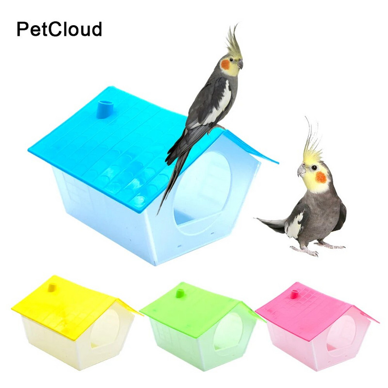 Kućica u kavezu za papige Plastično gnijezdo Kućica u kavezu za ptice Papiga papagaj Budgie Cockatiel Ukrasni pribor za spavaće sobe za kućne ljubimce Dropshipping