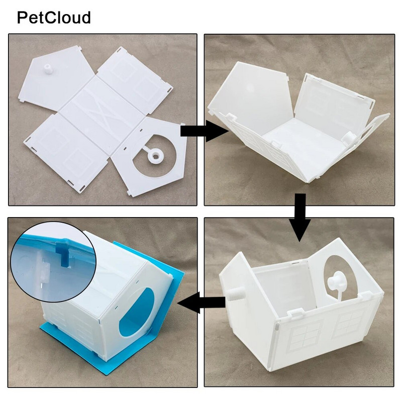 Kućica u kavezu za papige Plastično gnijezdo Kućica u kavezu za ptice Papiga papagaj Budgie Cockatiel Ukrasni pribor za spavaće sobe za kućne ljubimce Dropshipping