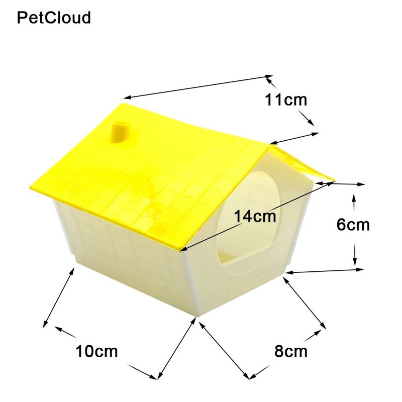 Kućica u kavezu za papige Plastično gnijezdo Kućica u kavezu za ptice Papiga papagaj Budgie Cockatiel Ukrasni pribor za spavaće sobe za kućne ljubimce Dropshipping