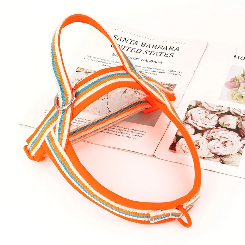 Malý/stredný postroj pre psov, nylonový polstrovaný postroj pre psov, nastaviteľná mäkká vonkajšia vesta bez ťahania, čivava, šteniatko