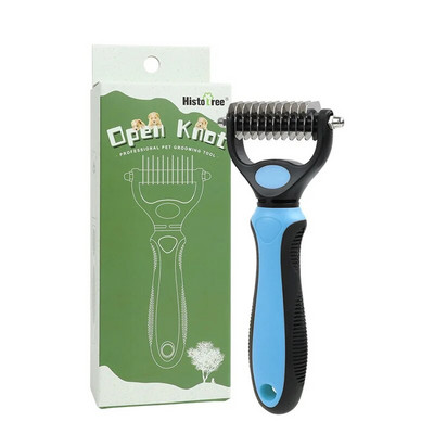 Profesionalna četka za skidanje dlake za kućne ljubimce Skidač dlake s pasa Sjekač za čvorove krzna kućnih ljubimaca Četke za češljanje za štene, mačke Potrepštine za njegu pasa