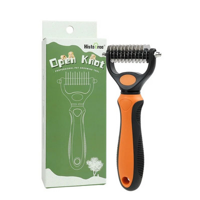 Profesionalna četka za skidanje dlake za kućne ljubimce Skidač dlake s pasa Sjekač za čvorove krzna kućnih ljubimaca Četke za češljanje za štene, mačke Potrepštine za njegu pasa