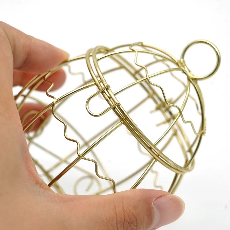 Arany Vintage üreges madárketrec kültéri madárketrec etető hörcsög nyúl papagáj kisállat játék kisállattartó galamb kisállat tenyészdoboz