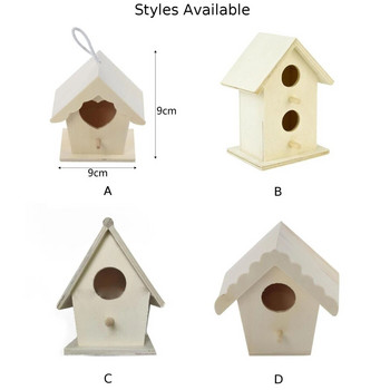 Ξύλινο Σπίτι για Πουλιά Φωλιά Φωλιά Πουλιά Κουτί Birdhouse Merry Home For Garden Bird Conservation Ενδιαίτημα Ιδανικό μέρος φωλιάςΔιακόσμηση
