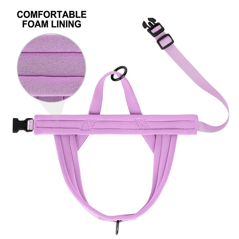 No Pull Dog Siksnas Mīkstas Polsterētas Suņu Zirglietas Mājdzīvnieku kucēnu Mopsis Bulldoga Veste Izturīga Maziem Vidējiem Suņiem Regulējama