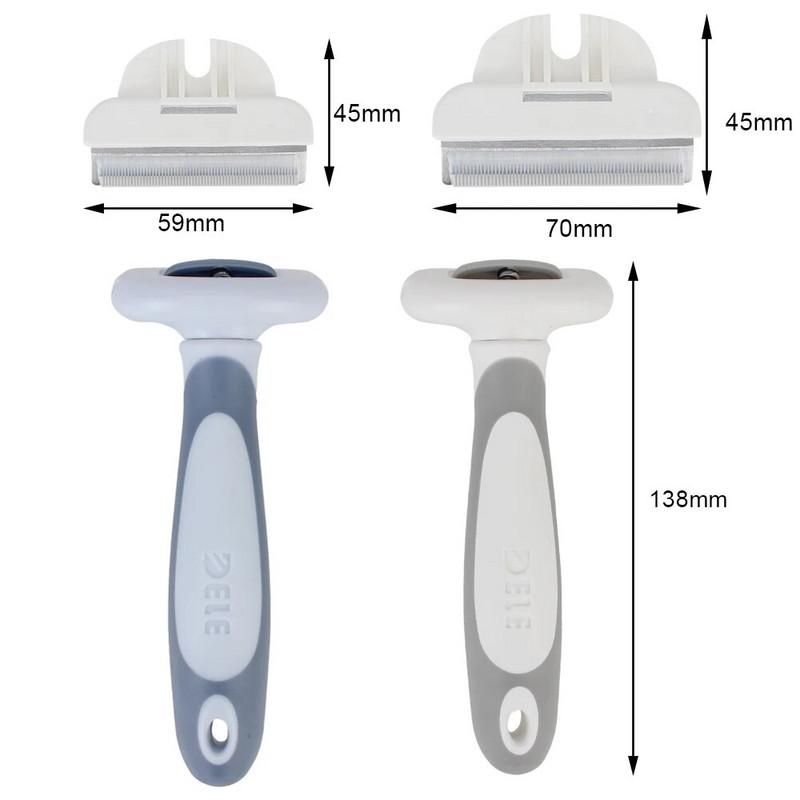 Plaukų slinkimo kirpimo šukos katėms, šunims, nuimamos Furmins šepečių priežiūros priemonė šunų šunų kačių plaukų šalinimo šepečių šukos