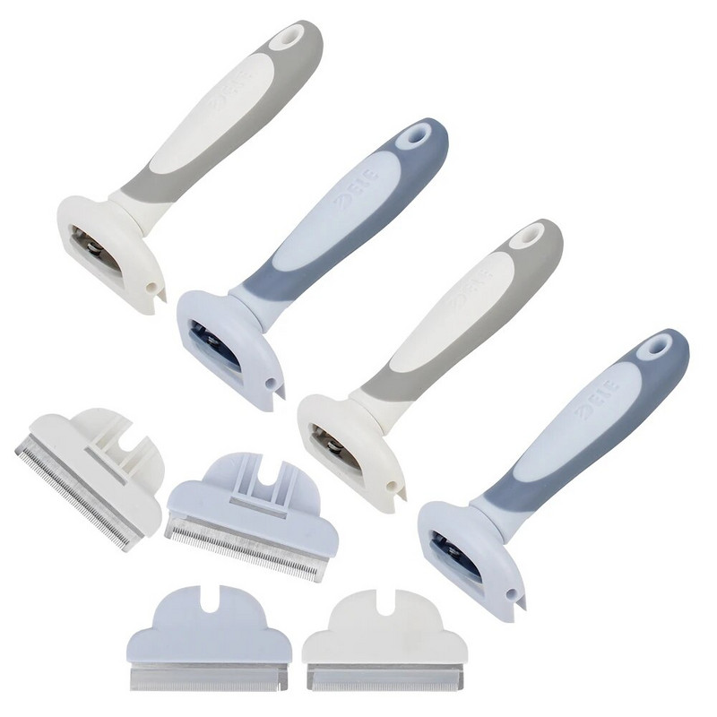 Plaukų slinkimo kirpimo šukos katėms, šunims, nuimamos Furmins šepečių priežiūros priemonė šunų šunų kačių plaukų šalinimo šepečių šukos