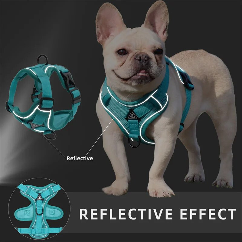 Set de ham reflectorizant pentru câini de companie și lesă pentru câini de talie mică, mijlocie, accesorii, accesorii pentru animale de companie, hamuri de vestă pentru cățeluș și pisici, arnes perro