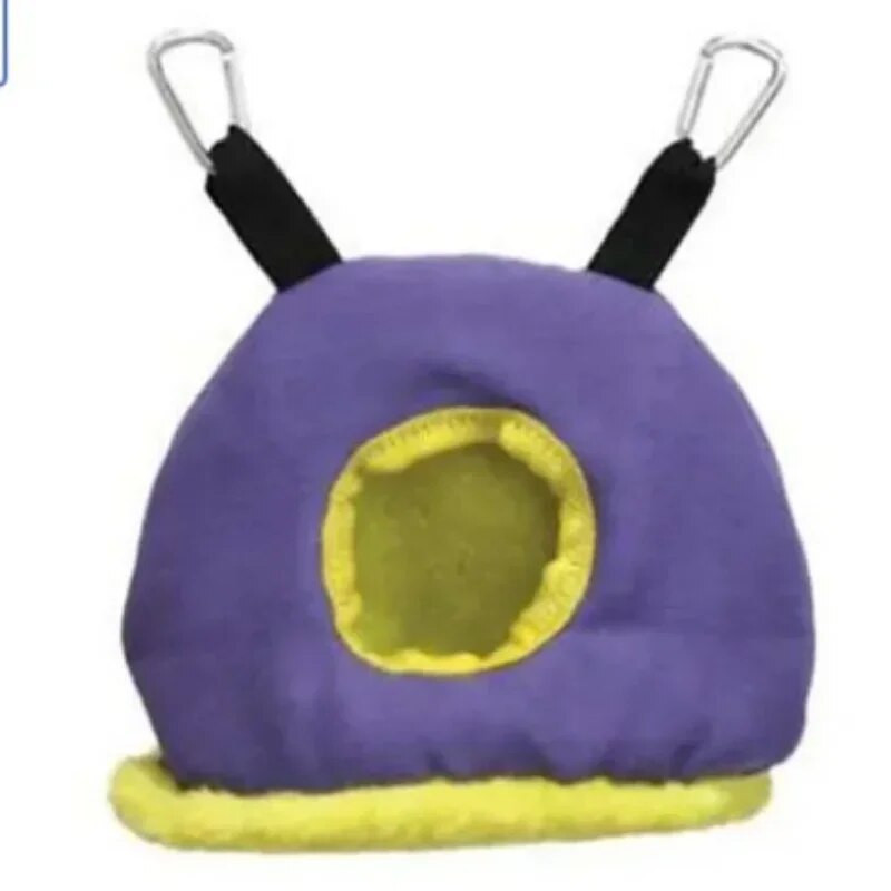 Meleg madárfészek téli ház függő függőágy ketrec kiegészítők plüss búvóhely papagáj számára