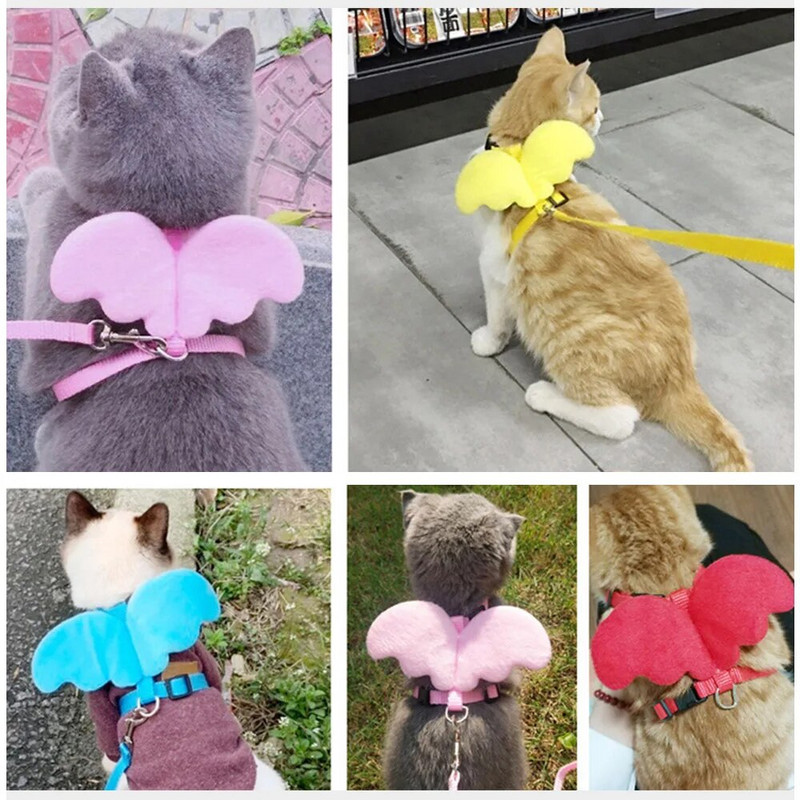 Ham pentru câini pentru animale de companie, pieptar, lesă, frumusețe, aripă de înger, cățeluș, ham pentru pisici, iepure, chihuahua, pug