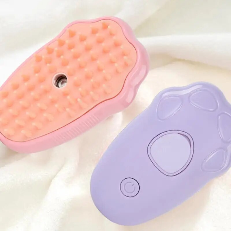 Cat Steam Brush Steamy Spray Detting Brush Cob Cob Εργαλείο περιποίησης μαλλιών κατοικίδιων για κουνέλια, γάτες, σκύλους και άλλα κατοικίδια