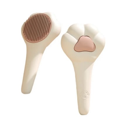 1 vnt naminių šunų šepetys kačių šukos Savaime išsivalančios naminių gyvūnėlių plaukų šalinimo plaukiojančiosios plaukų automatinės plaukų šalinimo šukos naminių gyvūnėlių reikmenys