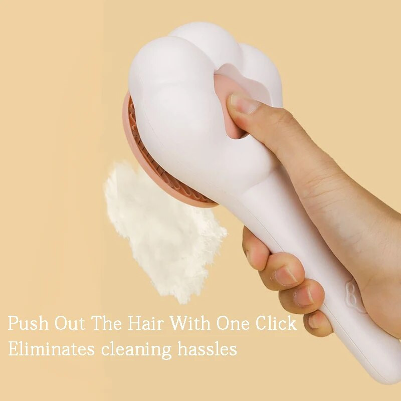 1 vnt naminių šunų šepetys kačių šukos Savaime išsivalančios naminių gyvūnėlių plaukų šalinimo plaukiojančiosios plaukų automatinės plaukų šalinimo šukos naminių gyvūnėlių reikmenys