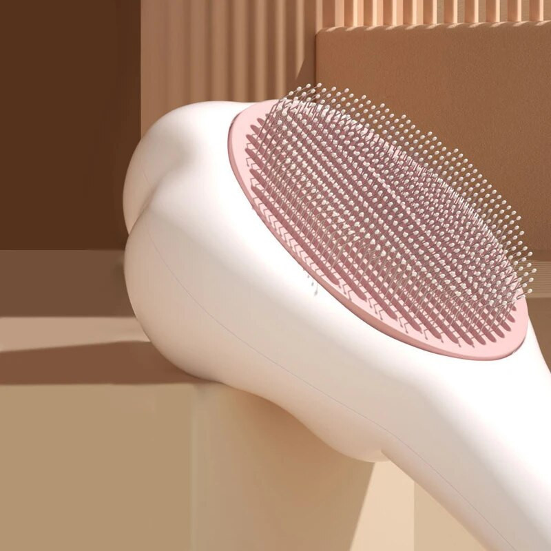 1 vnt naminių šunų šepetys kačių šukos Savaime išsivalančios naminių gyvūnėlių plaukų šalinimo plaukiojančiosios plaukų automatinės plaukų šalinimo šukos naminių gyvūnėlių reikmenys