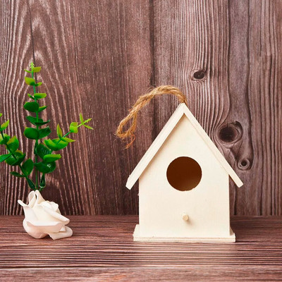 Bird Bird Dox Bird House Box House Bird Box Puidust maja Box Terrass ja aed Veel lindude asenduslilled