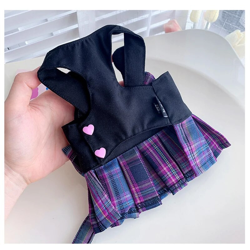 Fialové mašľové šaty pre psov, obojky a postroje s vodítkom, XXS XL, postroj na venčenie domácich zvierat, vesta na vedenie pre čivavy a mopsy