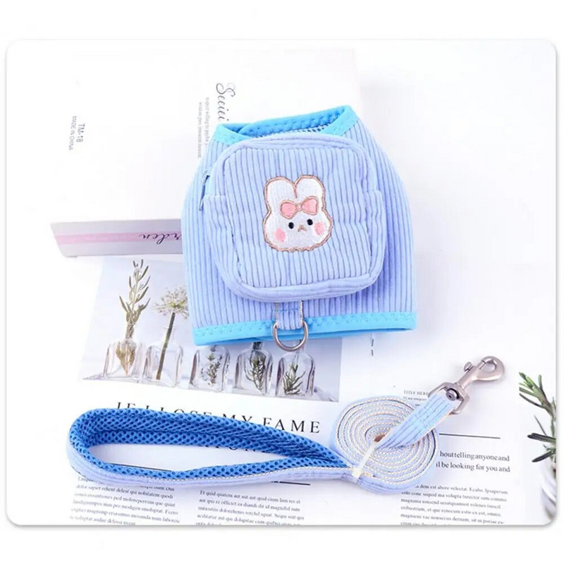 1 set torbica za pohranu grickalica Torba za naramenice za štene Okružujući topli pamučni pojas od 360 stupnjeva za kućne ljubimce Ruksak za čaše za vodu