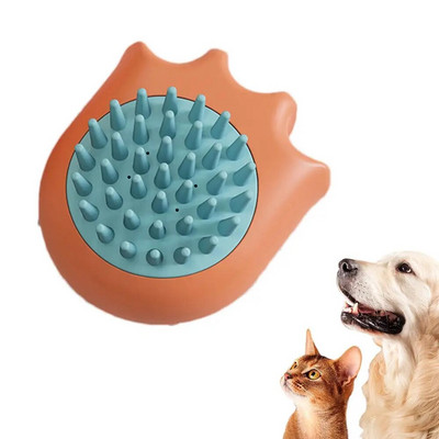 Šunų vonios masažo šepetėlis Katės letenos formos masažuojamasis šampūno šepetys Nešiojamas kačių šepetys, skirtas augintiniams plauti Daugiafunkcis