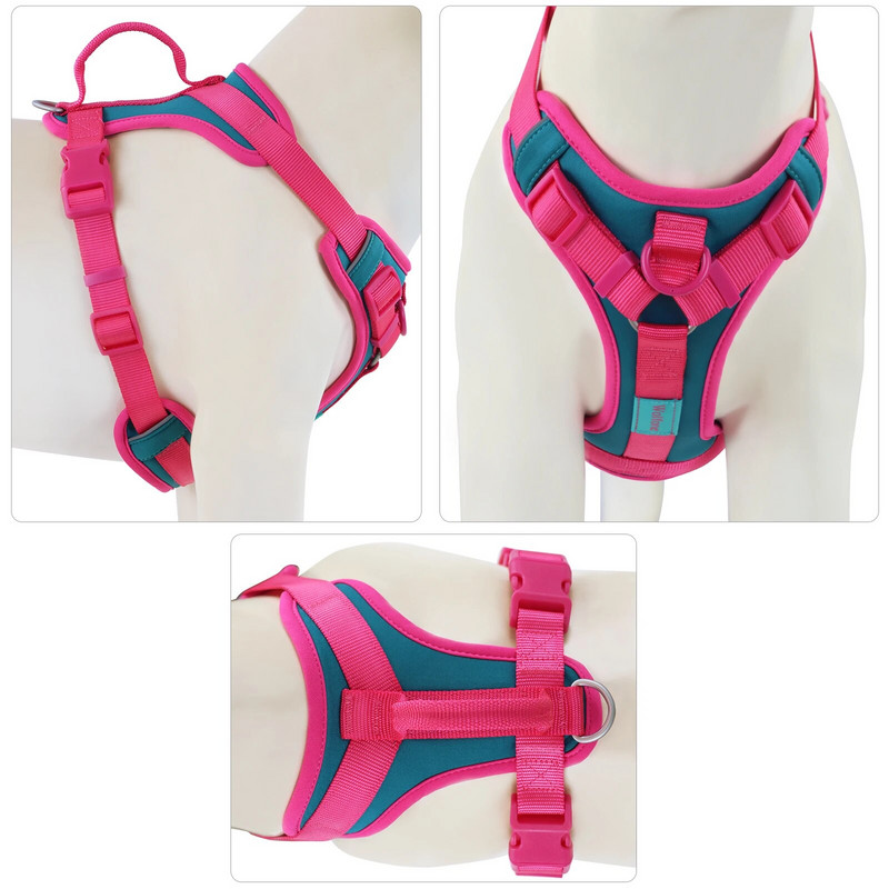 Boje za spajanje Prozračan Za srednje Oprsnice za pse bez povlačenja za velike male pse Podesivi remen za prsa Vanjski pojas za pse