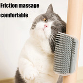 Pieptene pentru perie pentru pisici Jucărie pentru pisici cu catnip Perie de perete pentru animale de companie Colț Masaj pentru pisică Perie pentru pieptene pentru îngrijire personală Frecții pentru pisoi cu un pieptene care gâdilă