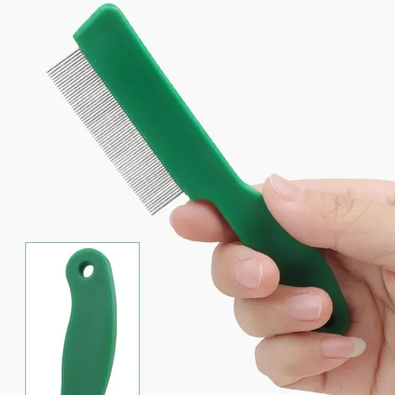 Pieptene pentru pisici Masaj Perie pentru pisici Piepteni densi din oțel pentru pisici Instrument de curățare a părului Pieptene pentru îngrijirea animalelor de companie Pieptene pentru îndepărtarea părului pentru animale de companie Accesorii pentru pisic