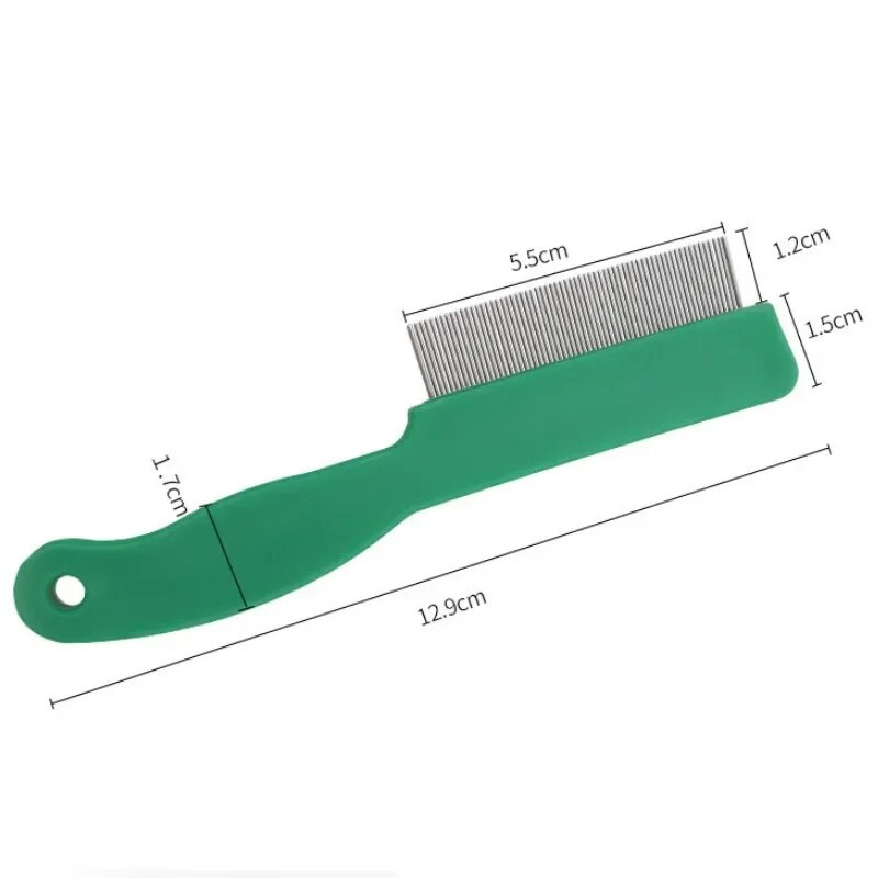 Pieptene pentru pisici Masaj Perie pentru pisici Piepteni densi din oțel pentru pisici Instrument de curățare a părului Pieptene pentru îngrijirea animalelor de companie Pieptene pentru îndepărtarea părului pentru animale de companie Accesorii pentru pisic