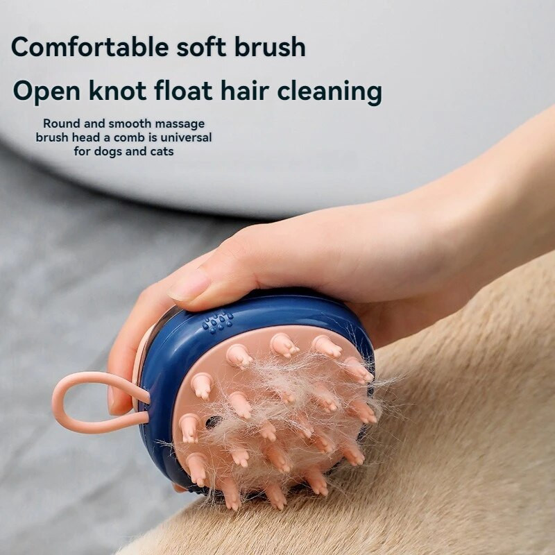 Kassi koerte hoolduskamm, massaaži karvaeemaldus 3-ühes kassipoegade kamm, pehme silikoonist depilatsioon kasside vanniharjade hooldustarbed