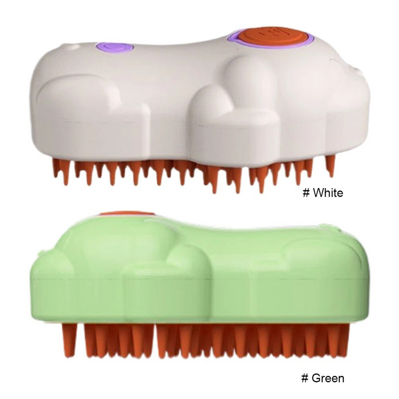 3-ühes aurutav hooldushari Multifunktsionaalne kassiuduhari Laetav kassipuhastuskamm pika-/lühikarvalistele kassidele