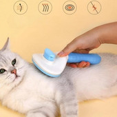 1 vnt. naminių gyvūnėlių plaukų šepetys kačių šukos Priežiūros ir priežiūros kačių šepetys nerūdijančio plieno šukos ilgo plauko šunims Valymas naminiams gyvūnėliams šunų priedai