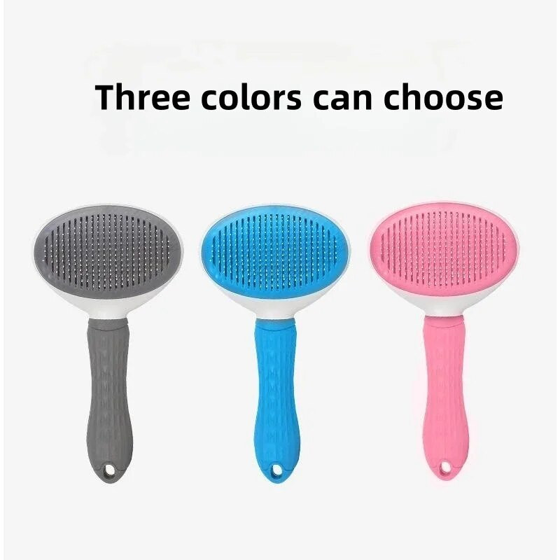 1 vnt. naminių gyvūnėlių plaukų šepetys kačių šukos Priežiūros ir priežiūros kačių šepetys nerūdijančio plieno šukos ilgo plauko šunims Valymas naminiams gyvūnėliams šunų priedai