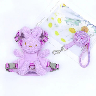 Pet Vest solid šunų petnešos ir pavadėlio rinkinys Pocket Bear šviesą atspindintys naminiams gyvūnėliams skirti drabužiai, skirti Chihuahua Yorkie vaikščiojimui treniruojamai kačių šunų grandinėlei