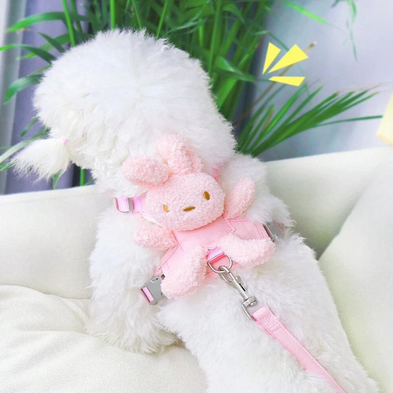 Pet Vest solid šunų petnešos ir pavadėlio rinkinys Pocket Bear šviesą atspindintys naminiams gyvūnėliams skirti drabužiai, skirti Chihuahua Yorkie vaikščiojimui treniruojamai kačių šunų grandinėlei