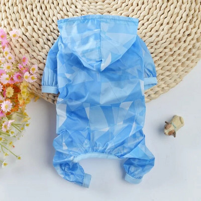 mylb Mažo šuns lietpaltis Vandeniui atsparus gobtuvas šunų drabužiai Keturkojai Pončo Striukė nuo lietaus Apsauginiai Kombinezonai Naminių gyvūnėlių drabužiai Drabužiai XS-XL