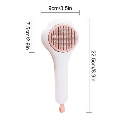 Isepuhastuv hari koertele ja kassidele eemaldab aluskarva sassis karvade massaažid Osakesed Lemmikloomamassaaži kamm parandab vereringet