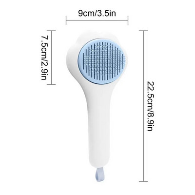 Isepuhastuv hari koertele ja kassidele eemaldab aluskarva sassis karvade massaažid Osakesed Lemmikloomamassaaži kamm parandab vereringet