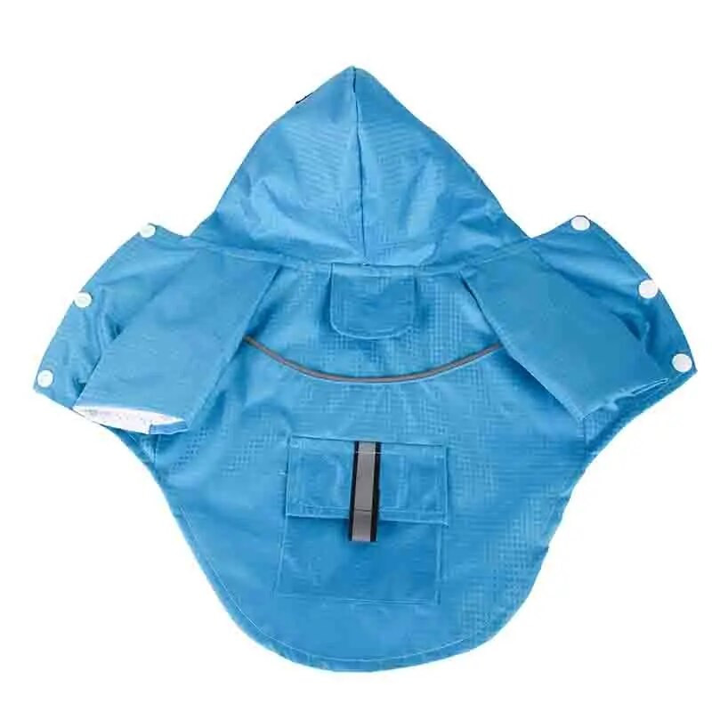 Pelernă de ploaie cu două straturi de modă pentru cască de vânt pentru animale de companie nou, potrivită pentru ieșirile în zilele ploioase cu pisici și câini universal Samoied abrador pug