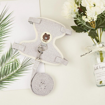 Koerarakmed väikestele koertele Hingavad reguleeritavad vestirakmed kassikutsikale Lemmikkoera rihm Koera kassi kaelarihm Koera kassi tarvikud