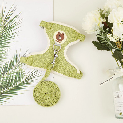 Koerarakmed väikestele koertele Hingavad reguleeritavad vestirakmed kassikutsikale Lemmikkoera rihm Koera kassi kaelarihm Koera kassi tarvikud