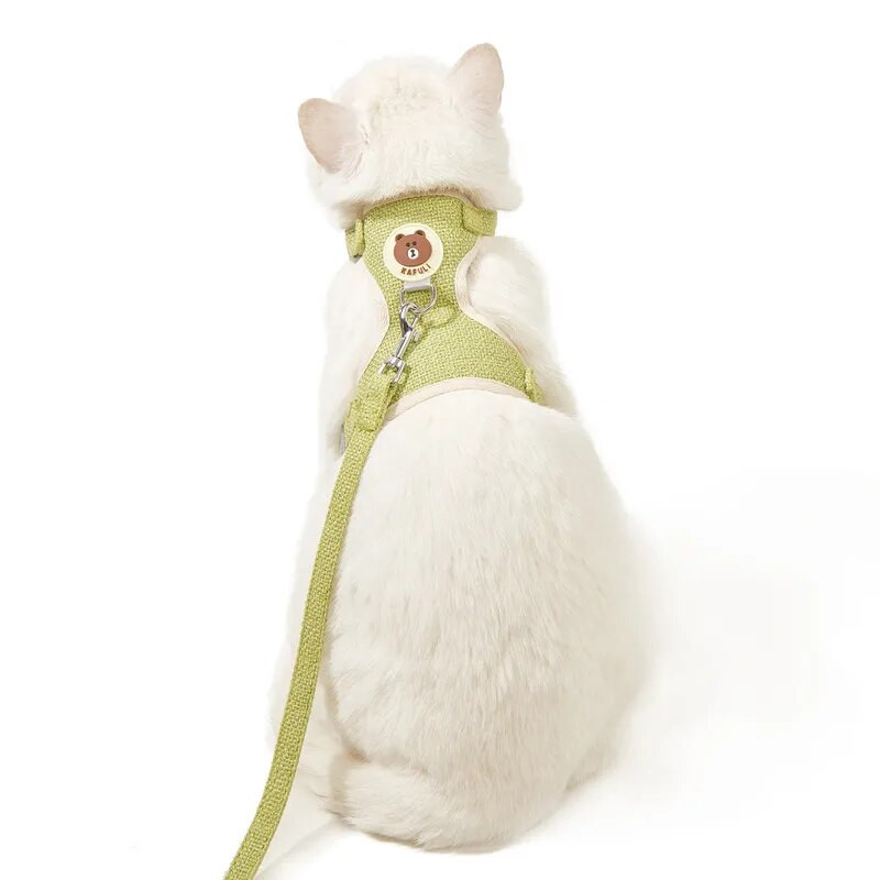 Koerarakmed väikestele koertele Hingavad reguleeritavad vestirakmed kassikutsikale Lemmikkoera rihm Koera kassi kaelarihm Koera kassi tarvikud